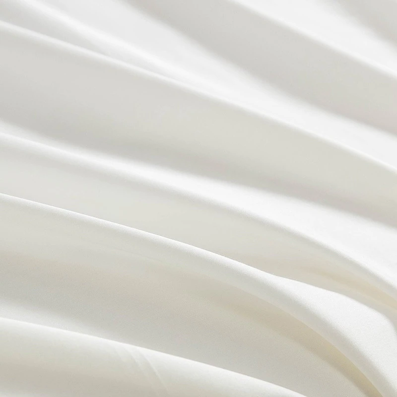 1000TC Egyptian Cotton Bedding Set – Luxurious Off White Bedsheet and Pillowcases with Deep Fitted Design 3