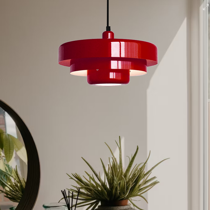 Modern Pendant Light – Italian Inspired – Frosted Glass Shade