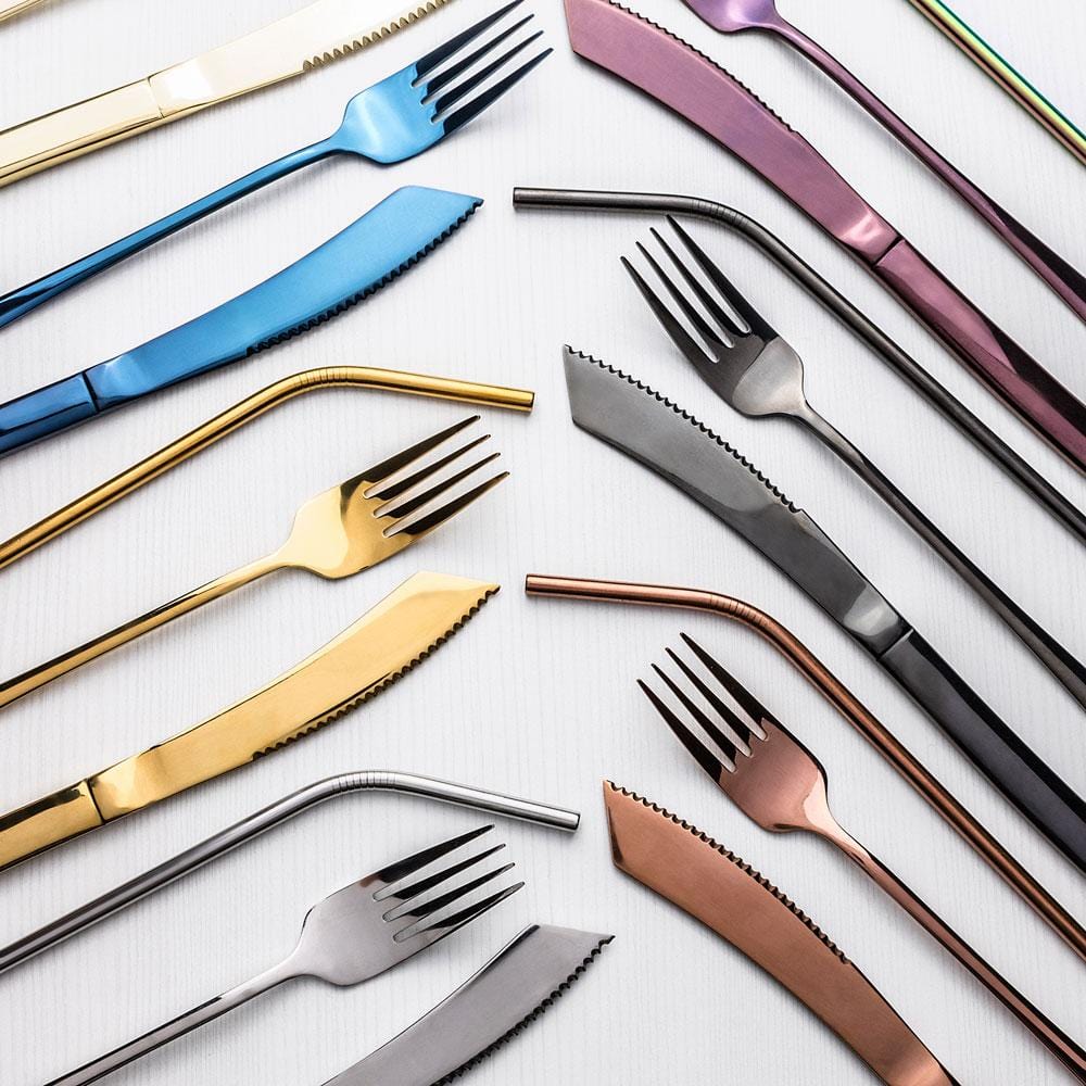 29-Piece Vibrant Cutlery Set β Colorful Utensils for Dining and Entertaining, Durable Plastic, Dishwasher Safe 2