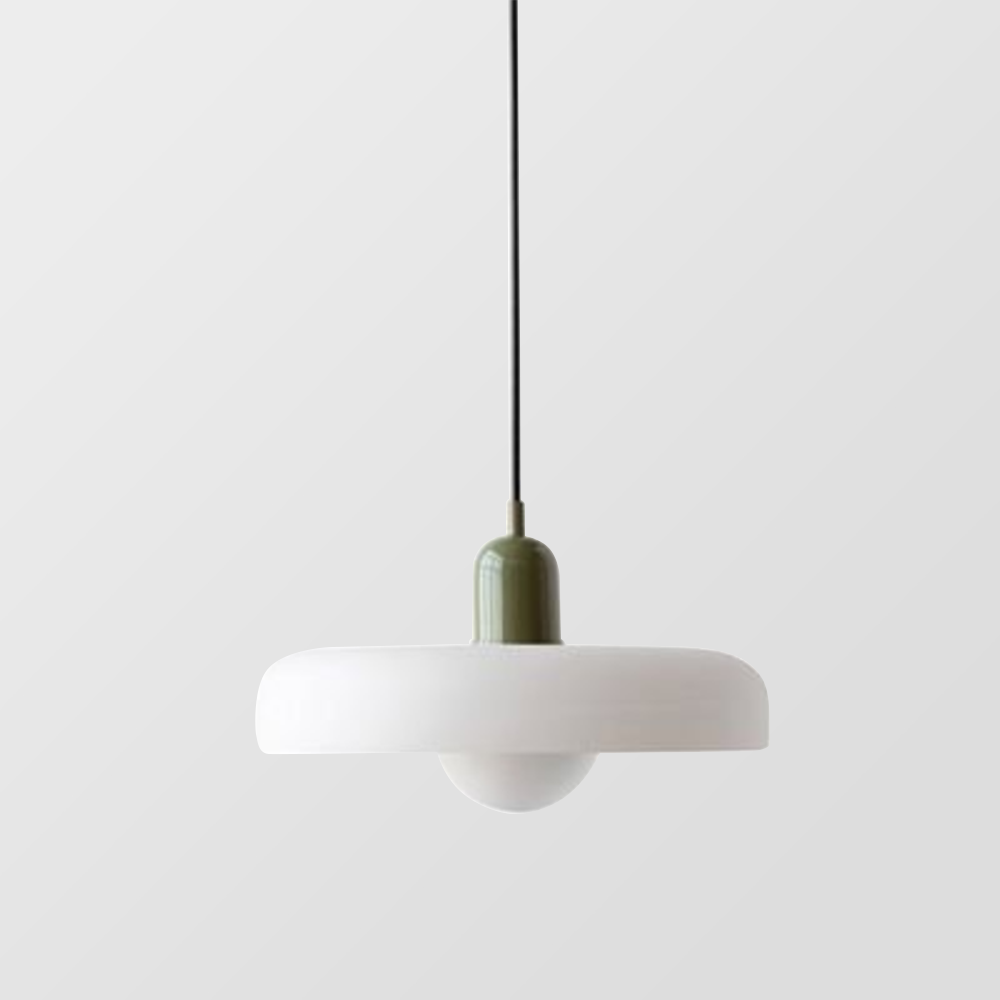 Bauhaus Glass Pendant Light – Colorful Design – Retro Ceiling Lamp