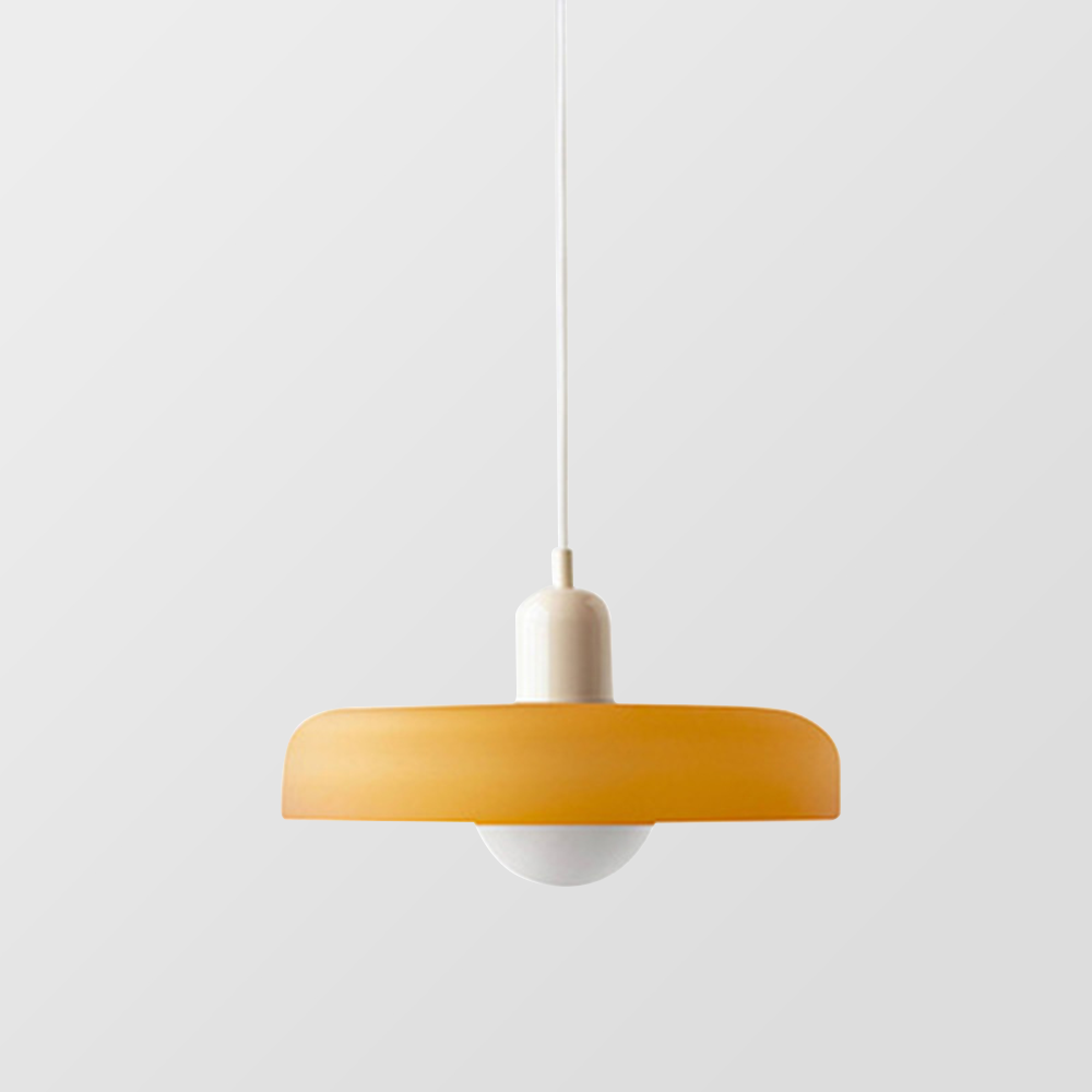 Bauhaus Glass Pendant Light – Colorful Design – Retro Ceiling Lamp