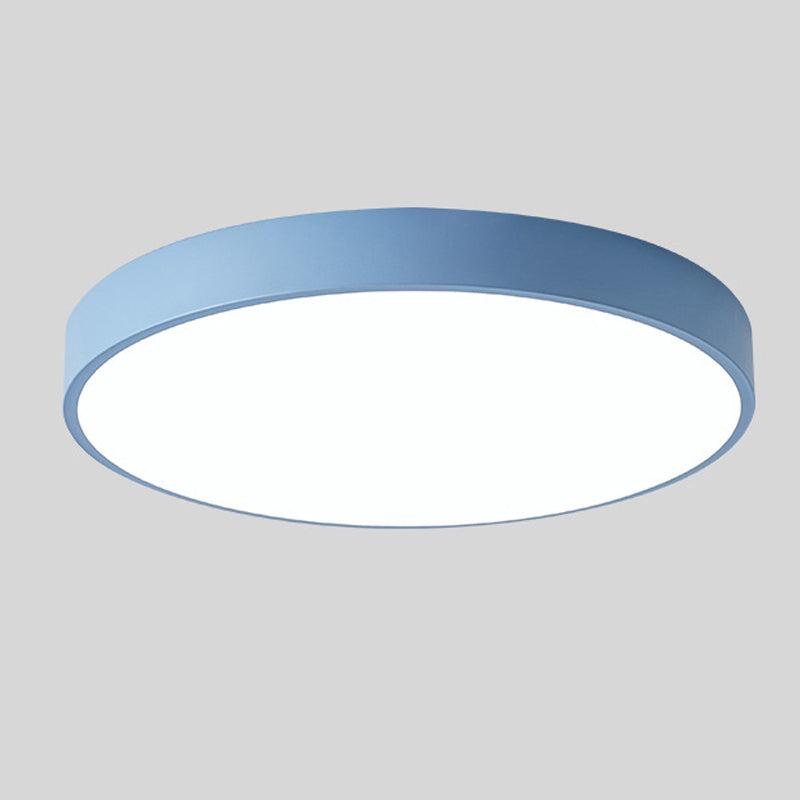Scandinavian Ceiling Light – Round Wooden Design – Macaron Style – Warm Light