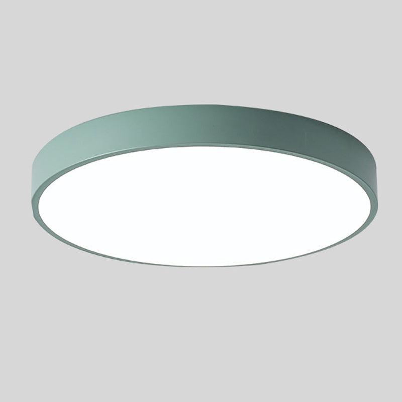 Scandinavian Ceiling Light – Round Wooden Design – Macaron Style – Warm Light