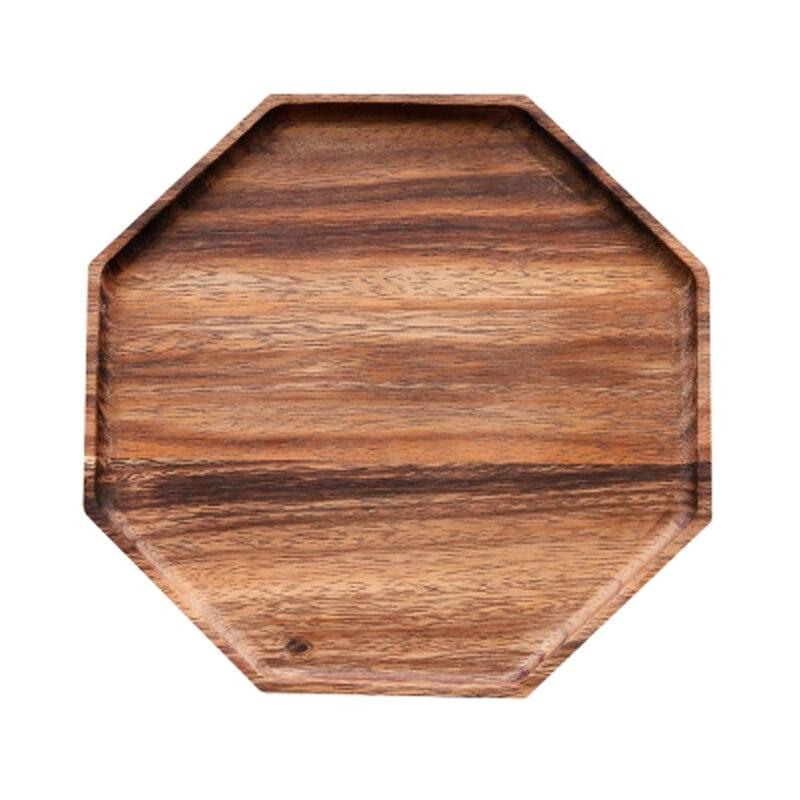 Acacia Wood Serving Plate – 12-Inch Wooden Platter for Appetizers, Salads, and Desserts – Elegant Serving Dish 5