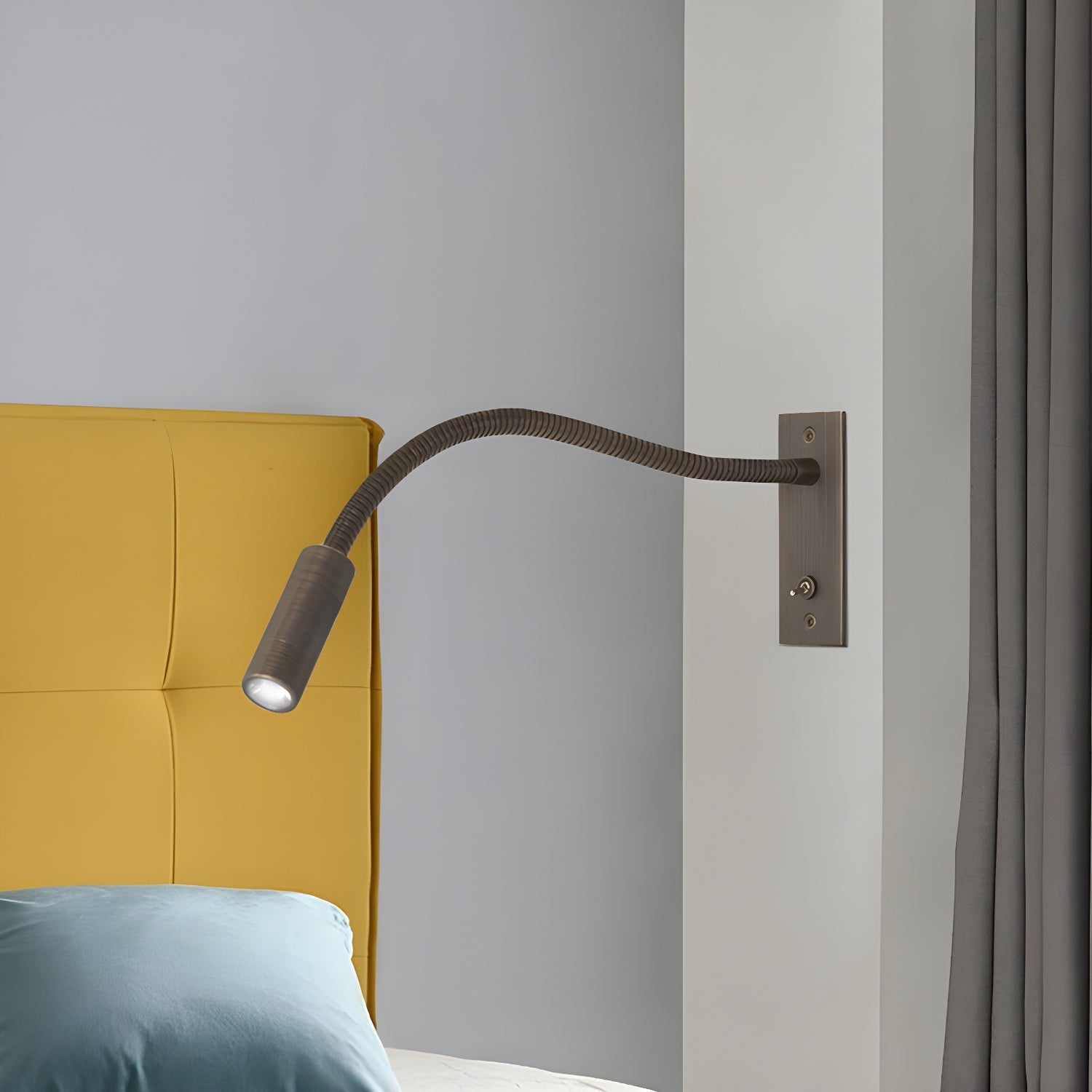 Adjustable Gooseneck LED Reading Wall Lamp