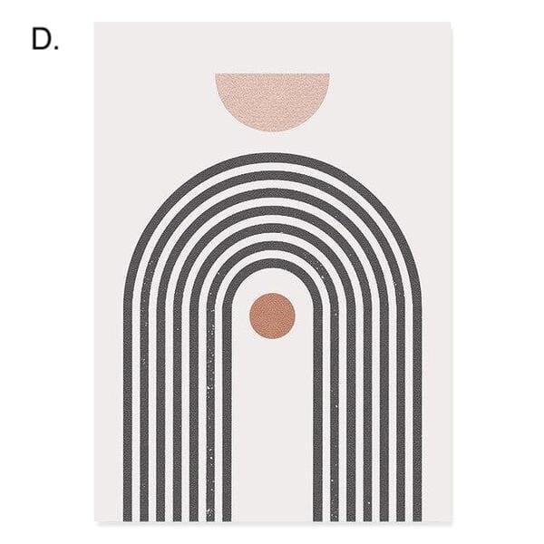 Boho Abstract Canvas Print – Vibrant 280gsm Wall Art for Home and Office 11