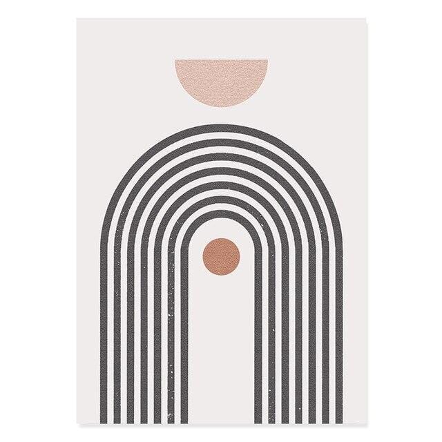 Boho Abstract Canvas Print – Vibrant 280gsm Wall Art for Home and Office 8