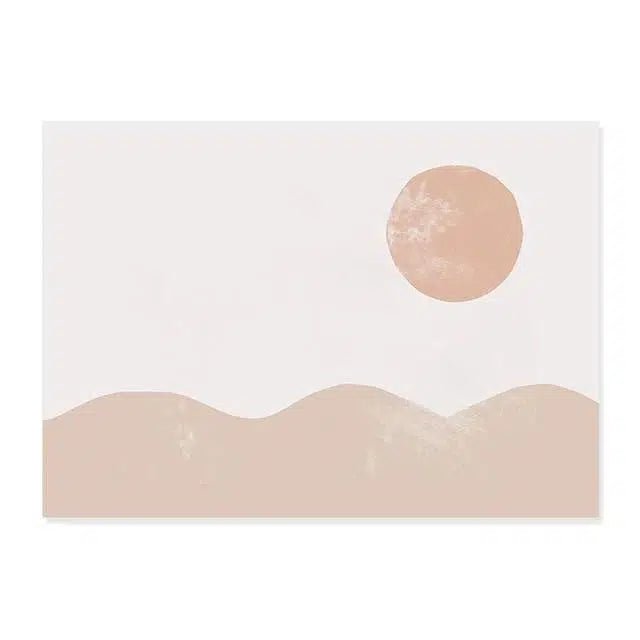 Boho Abstract Canvas Print – Vibrant 280gsm Wall Art for Home and Office 9