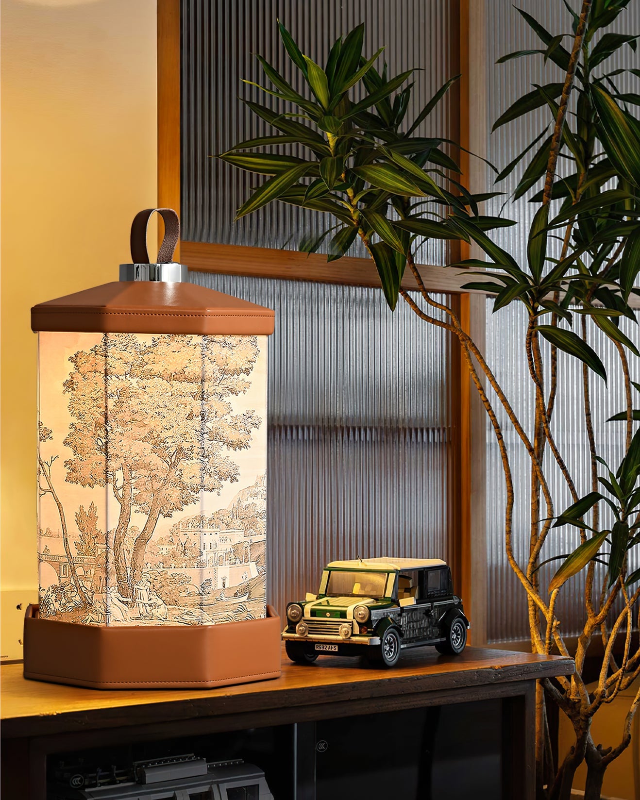 Built-in Battery Table Lamp with Integrated LED – Elegant Linen Cordless Bedside Lamp for Home Décor, Touch Control, USB Charging 8