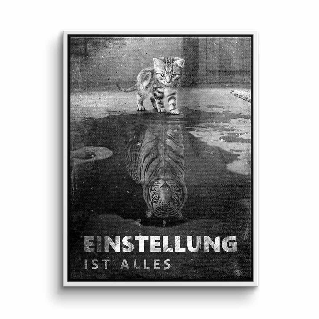 Canvas Wall Art - Mindset is Everything #Tiger - Ready to Hang Canvas Prints in Various Sizes 10