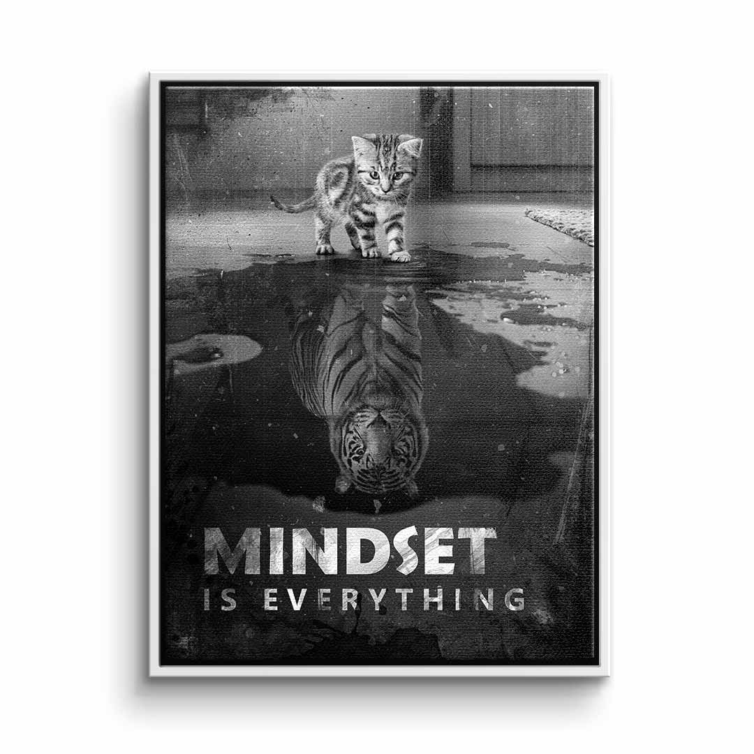 Canvas Wall Art - Mindset is Everything #Tiger - Ready to Hang Canvas Prints in Various Sizes 9