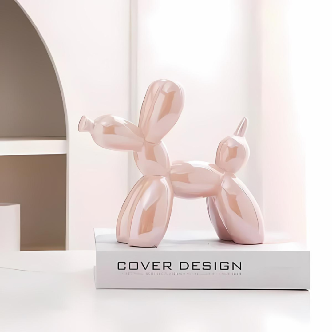 Ceramic Balloon Dog Statue – Playful Decorative Art for Home and Office 6