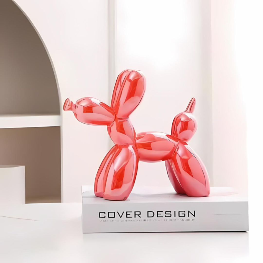 Ceramic Balloon Dog Statue – Playful Decorative Art for Home and Office 9