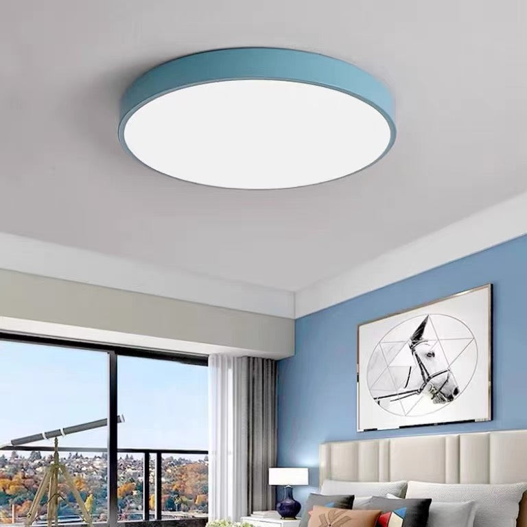 Circular LED Flush Mount Ceiling Light Fixture – Modern Design for Home Illumination, Energy Efficient, Available in Multiple Wattages 13