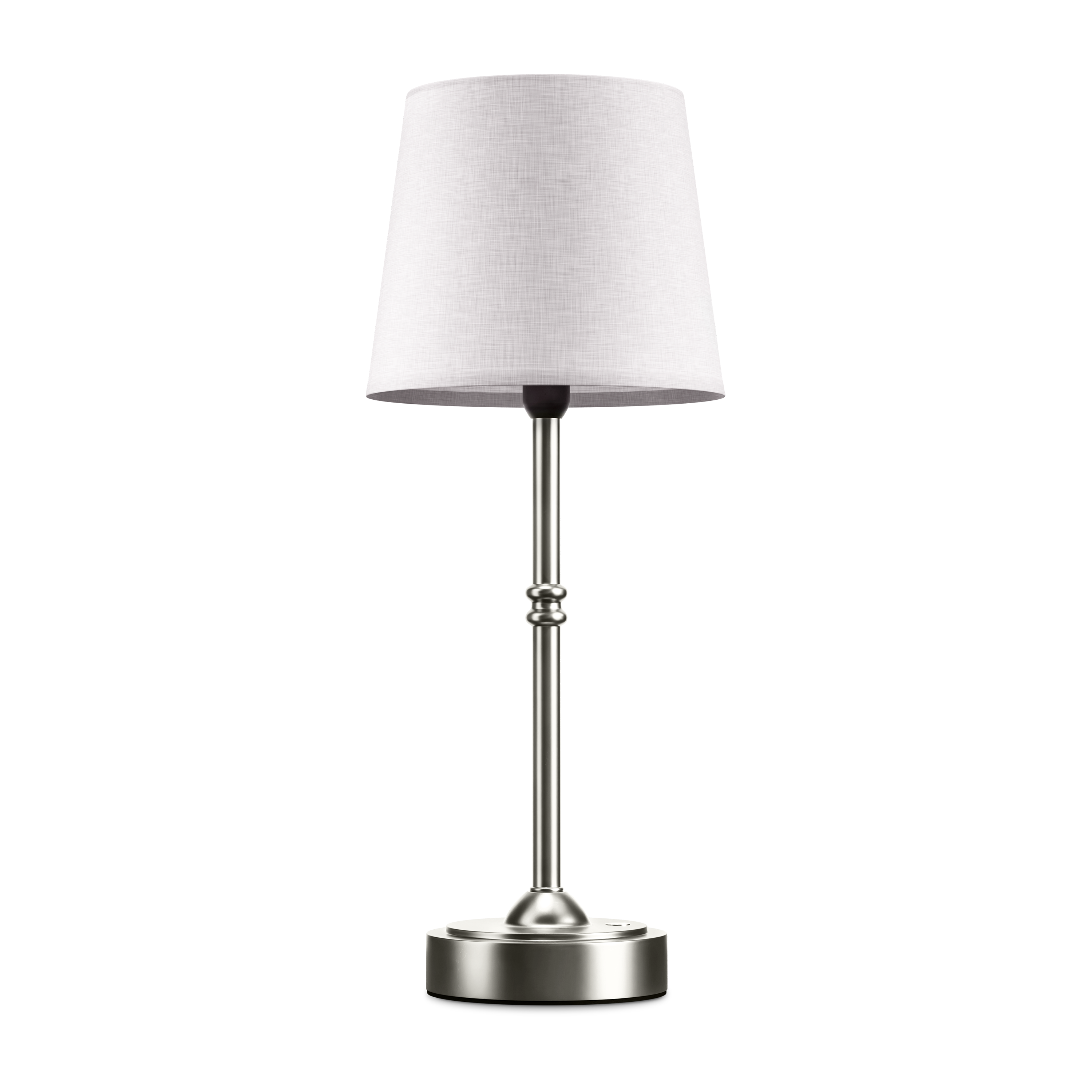 Contemporary Table Lamp with Adjustable Brightness – Modern Bedside or Living Room Lamp in Black and White 9