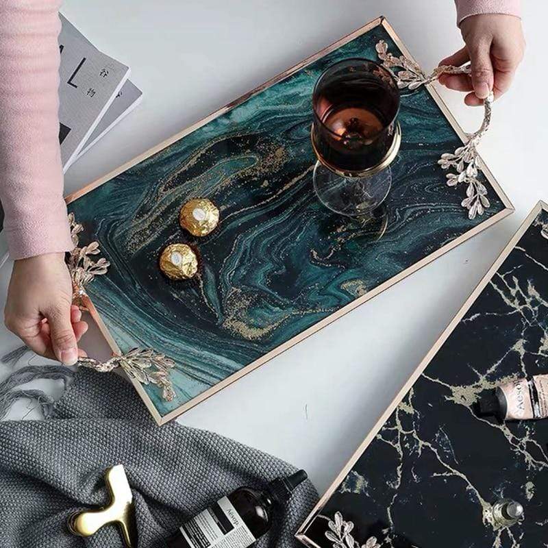 Cosmic Serving Tray – Unique Plastic Serving Platter for Entertaining, 15 x 10 Inches, Lightweight and Easy to Clean 1