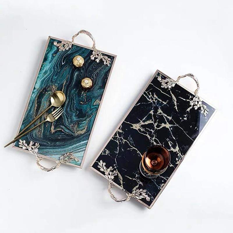 Cosmic Serving Tray – Unique Plastic Serving Platter for Entertaining, 15 x 10 Inches, Lightweight and Easy to Clean 2