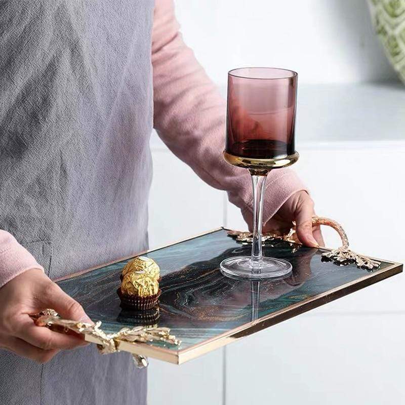 Cosmic Serving Tray – Unique Plastic Serving Platter for Entertaining, 15 x 10 Inches, Lightweight and Easy to Clean 3