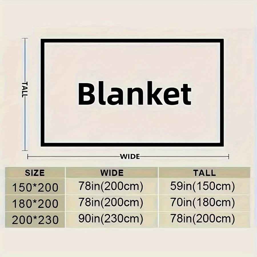 Cozy Coral Fleece Blanket β Soft Fluffy Throw for All Seasons, Perfect for Bed, Sofa, and Outdoor Use 7