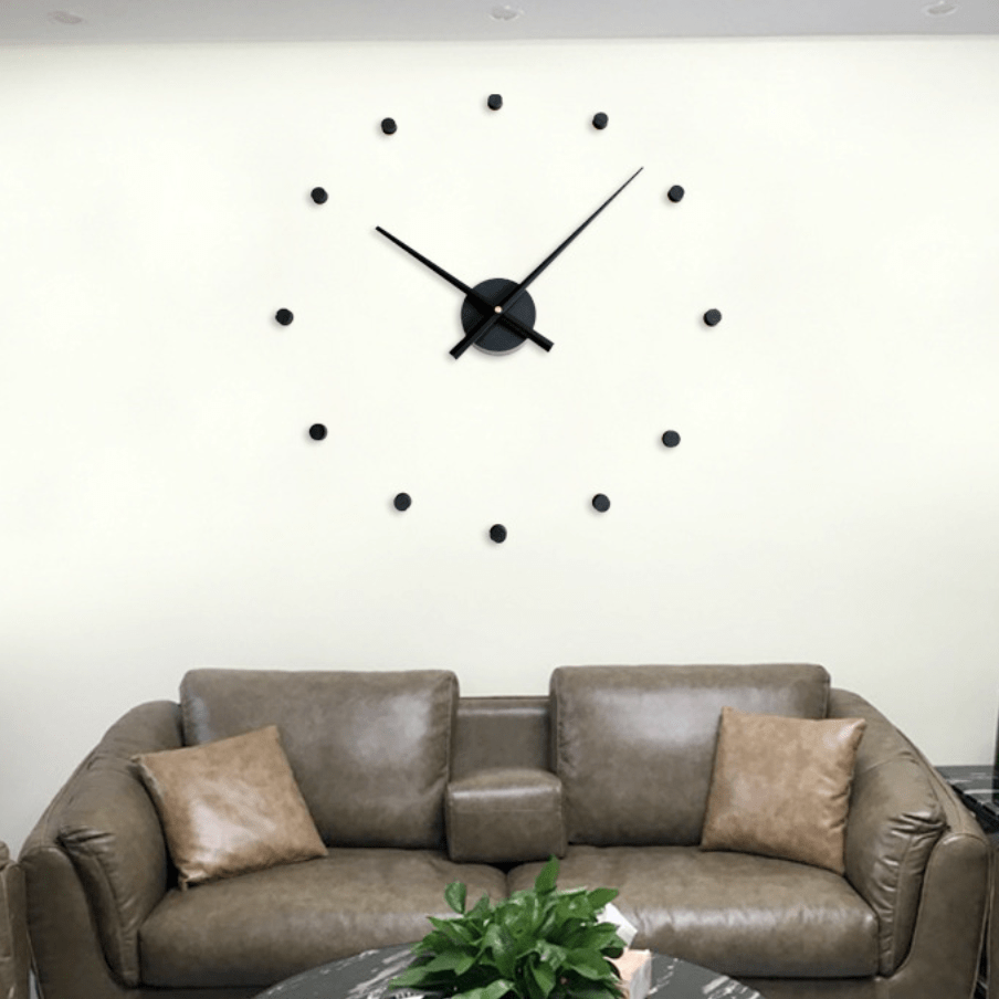 DIY Large Wall Clock Kit with Customizable Foam Numbers – 90cm Wall Clock Decor for Unique Home Design 2