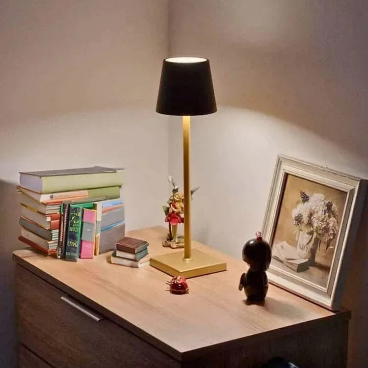 Dimmable Rechargeable Table Lamp – Touch Activated Cordless Bedside Lamp with USB-C Charging, Modern Design, 38 cm 2