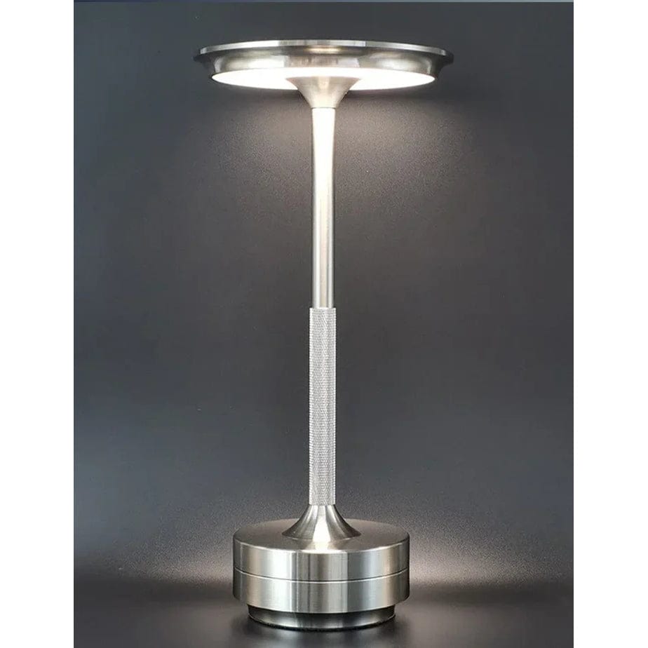 Dimmable Touch Control Rechargeable Table Lamp – Modern Cordless LED Bedside or Desk Lamp in Gold, Silver, or Black 5