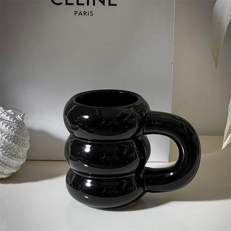 Eco-Friendly Ceramic Coffee Mug – 420ml Capacity, 10.8cm Height, Stylish Sustainable Design 0
