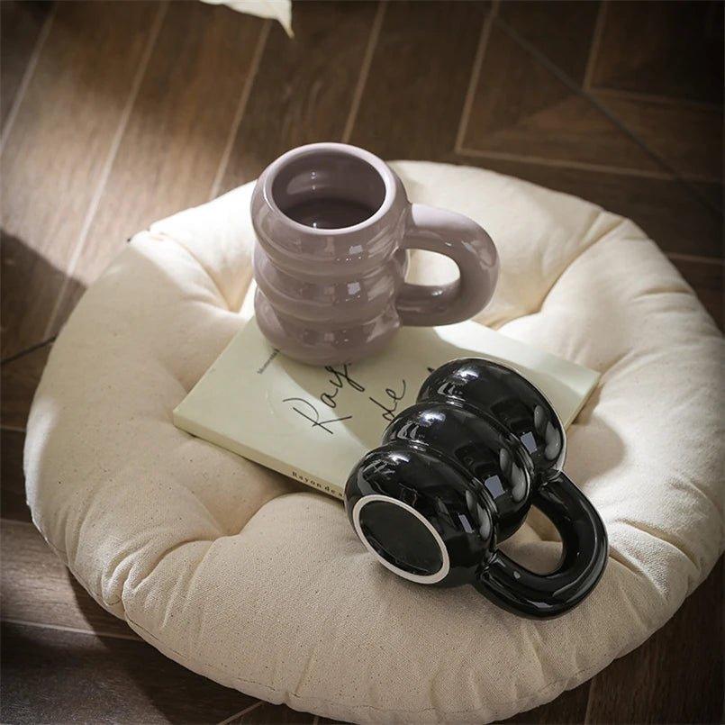 Eco-Friendly Ceramic Coffee Mug – 420ml Capacity, 10.8cm Height, Stylish Sustainable Design 5