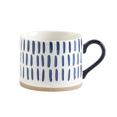 Eco-Friendly Ceramic Coffee Mugs Collection, 450 ml Capacity, Microwave and Dishwasher Safe, Durable Ceramic Cups 0