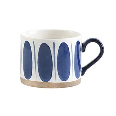 Eco-Friendly Ceramic Coffee Mugs Collection, 450 ml Capacity, Microwave and Dishwasher Safe, Durable Ceramic Cups 8
