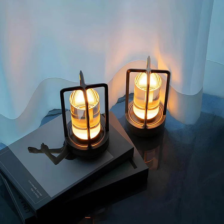 Elegant Crystal Lantern with Touch Control, USB Charging, Waterproof – Indoor and Outdoor LED Lamp