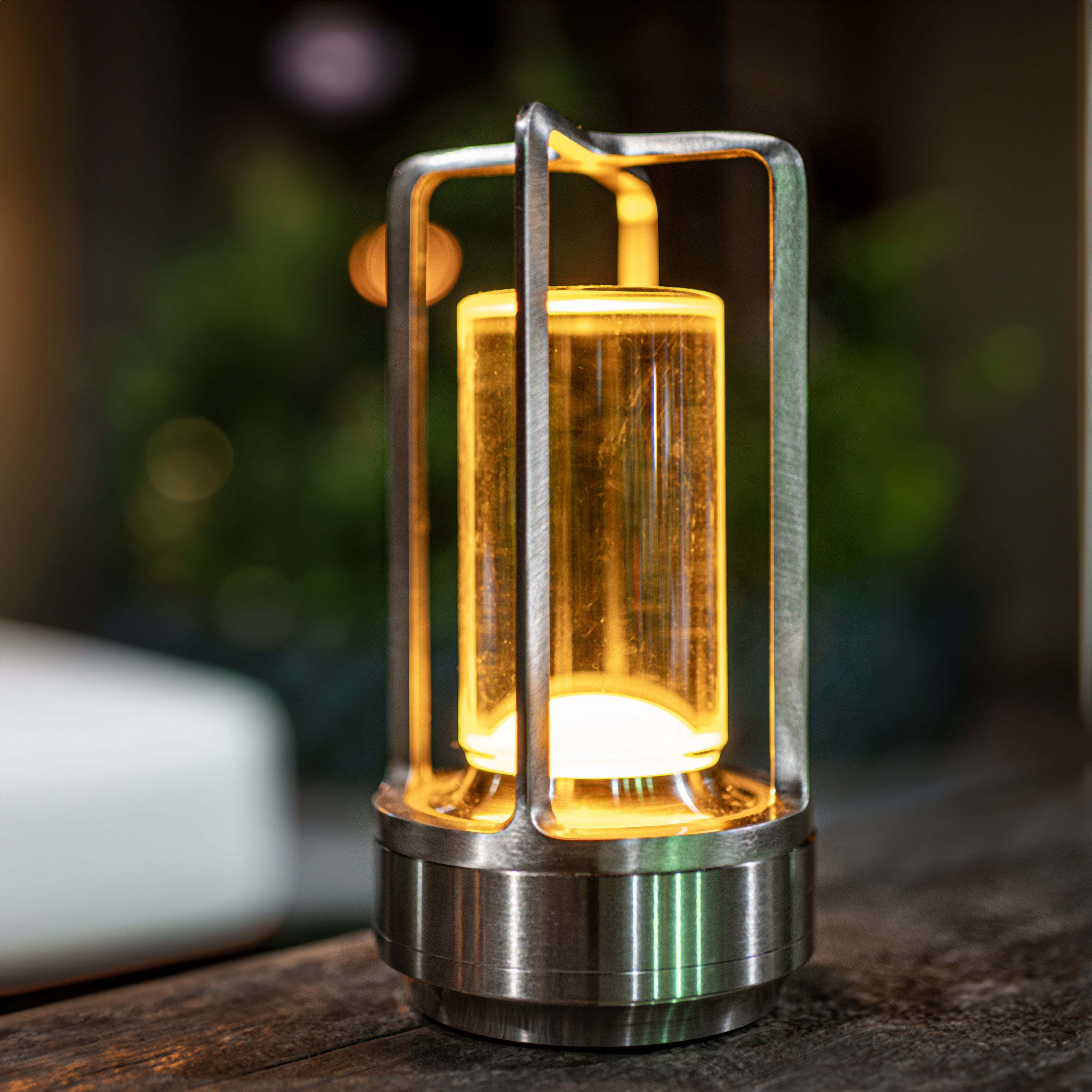Elegant Crystal Lantern with Touch Control, USB Charging, Waterproof – Indoor and Outdoor LED Lamp