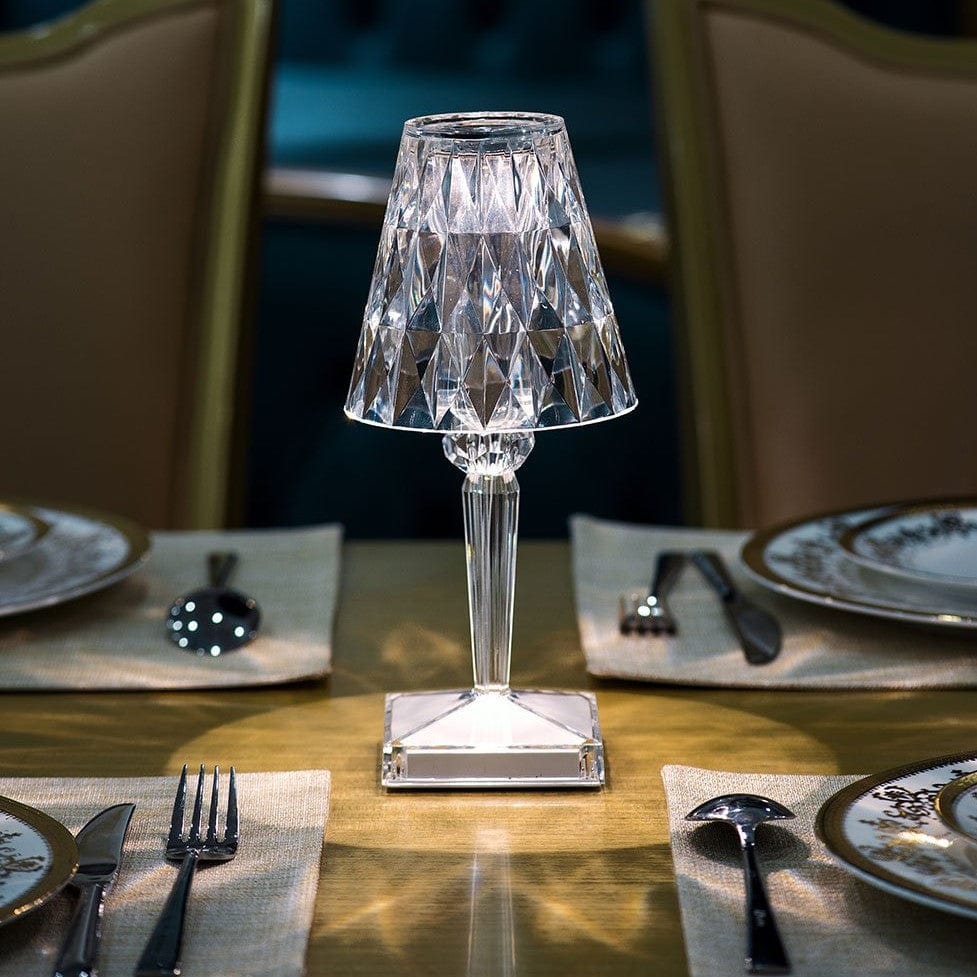 Elegant Crystal Rechargeable Table Lamp with Touch Control – Cordless Bedside or Desk Lamp for Home and Office Decor 5