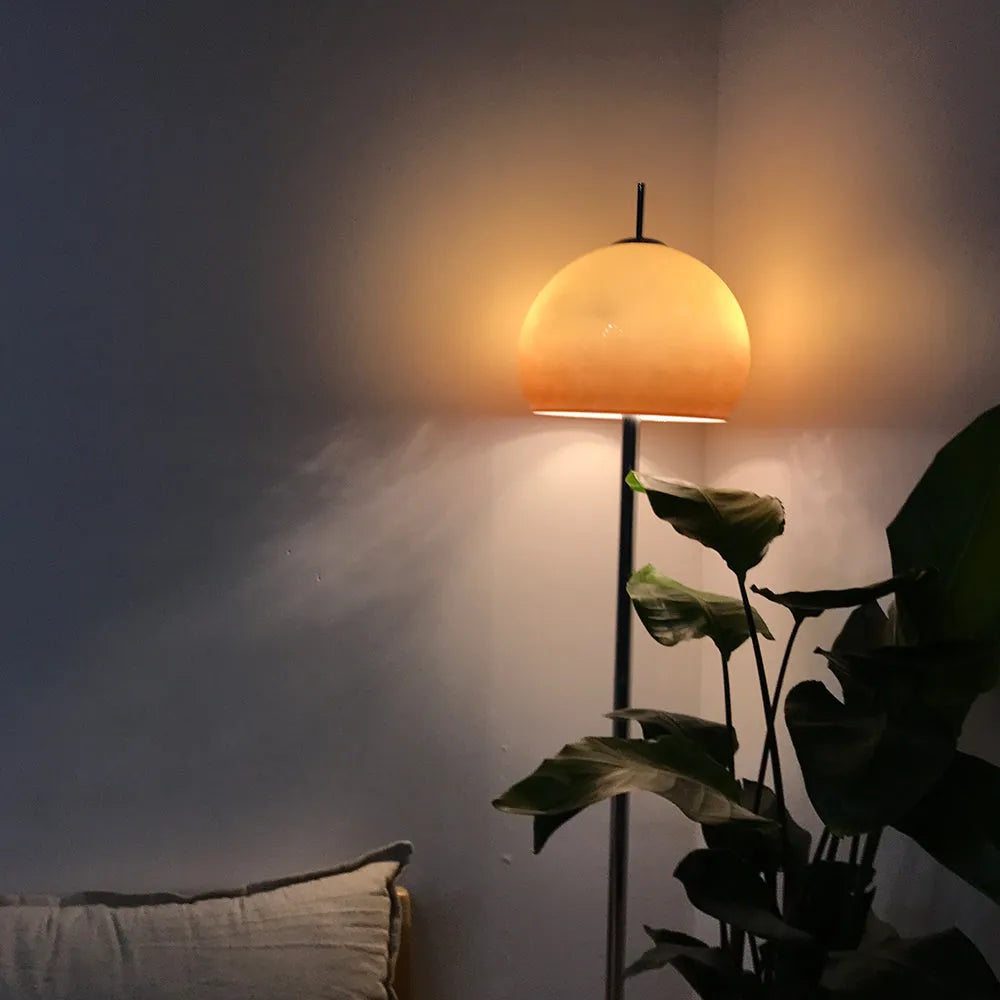 Elegant Dome Glass Floor Lamp with Dimmable Brightness – Perfect Standing Lamp for Living Room and Bedroom 4