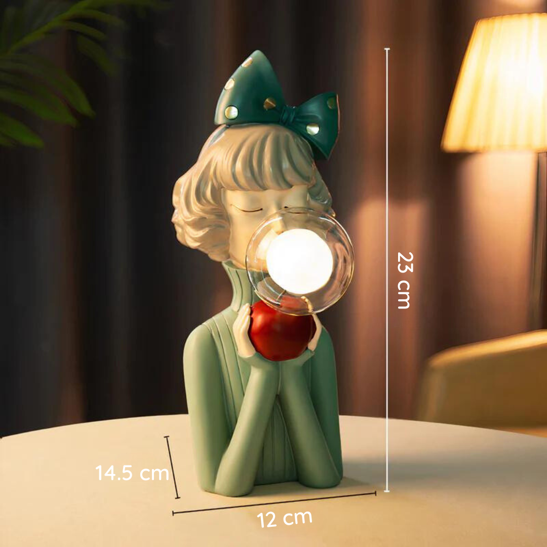 Elegant Handmade Table Lamp with Unique Design – Durable Wood Base and Soft Textile Shade for Bedside or Living Room 11