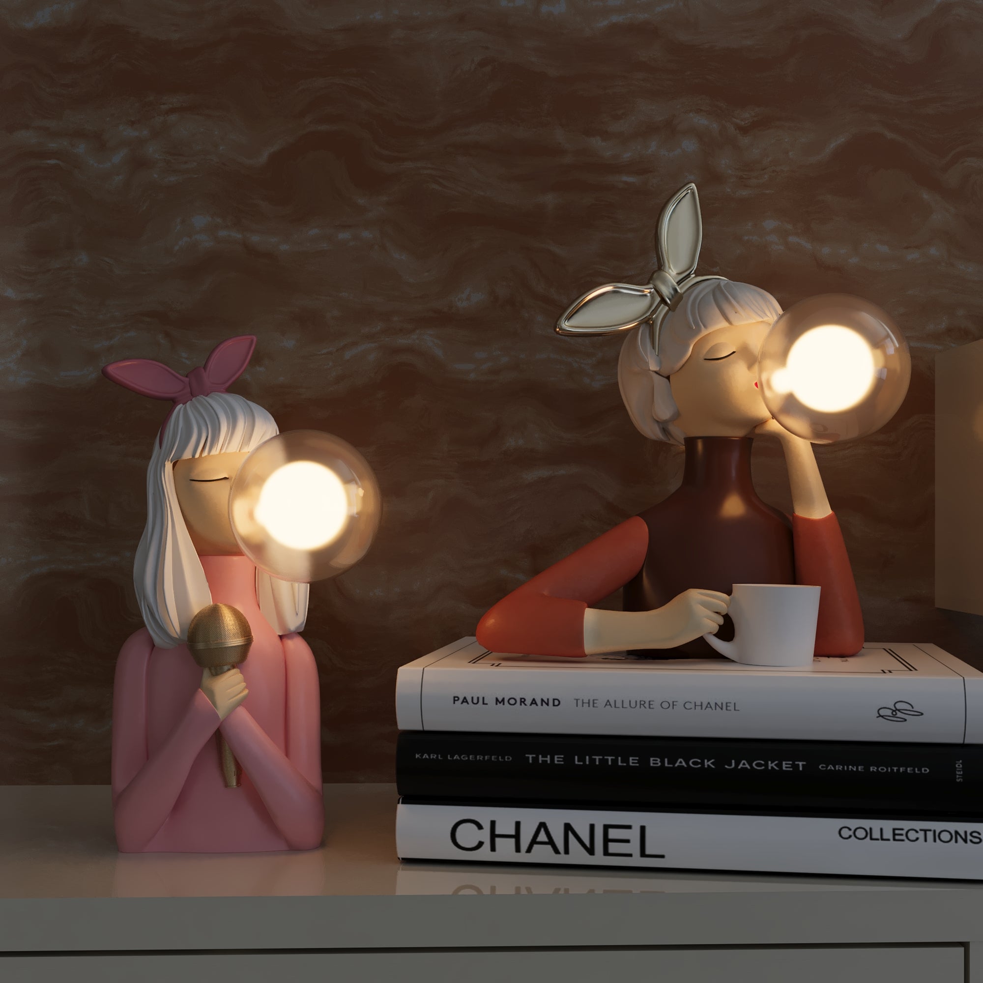 Elegant Handmade Table Lamp with Unique Design – Durable Wood Base and Soft Textile Shade for Bedside or Living Room 9