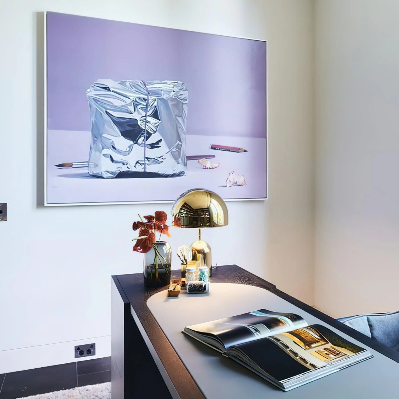 Elegant LED Ceiling Light Fixture with Soft-Touch Dimmer – Architectural Design for Timeless Ambiance 1