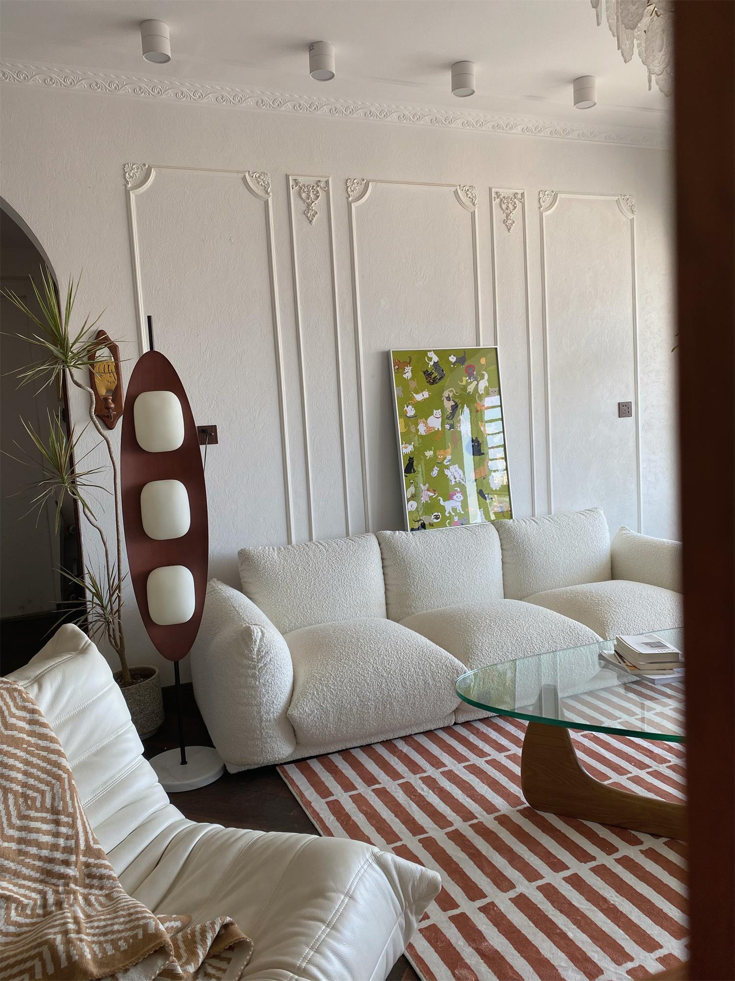 Elegant Marble Floor Lamp with Integrated LED – 160cm Modern Standing Lamp for Living Room with Adjustable Warm to Cool Light Options 8