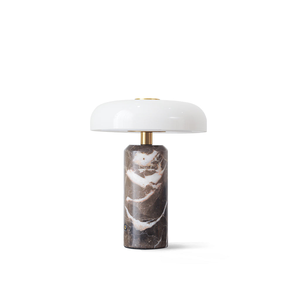 Elegant Marble Table Lamp with Adjustable LED Color Temperatures β Modern Bedside Table Lamp for Living Room and Office 1