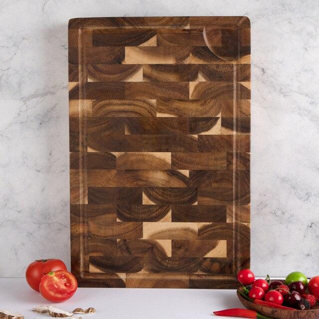 Elegant Wooden Cutting Board for Food Preparation – Durable and Multi-Functional Chopping Board, 18 x 12 Inches 8