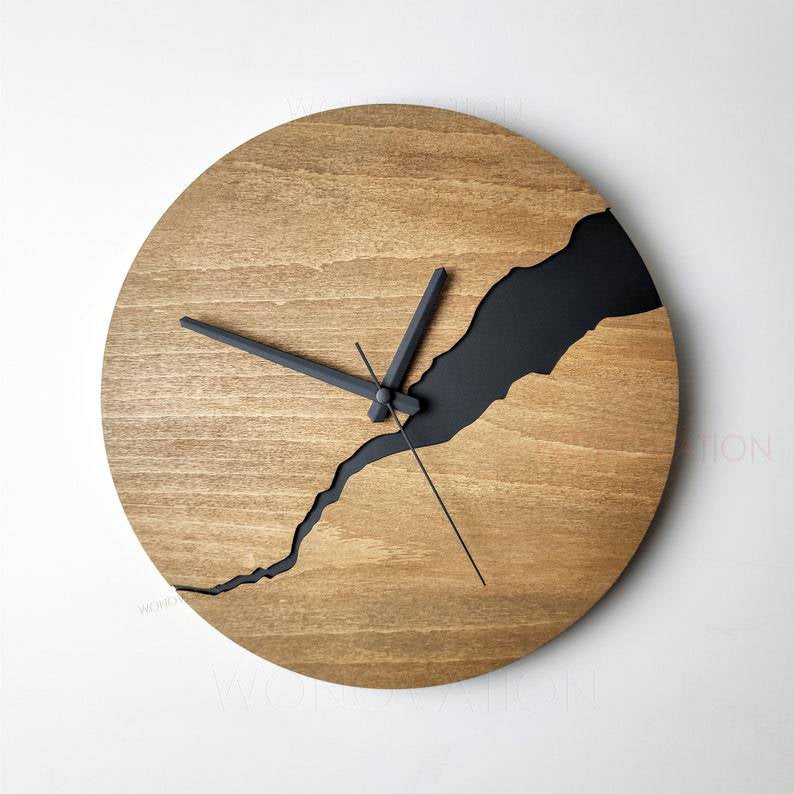 Elegant Wooden Wall Clock Decor β Timeless Design, Available in Multiple Styles and Sizes 4