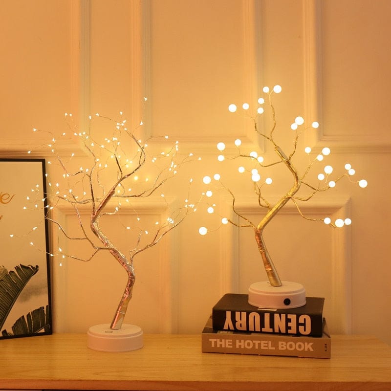 Fairy Tree Table Lamp with Adjustable Branches – Battery Operated Warm White LED for Indoor and Outdoor Use 3