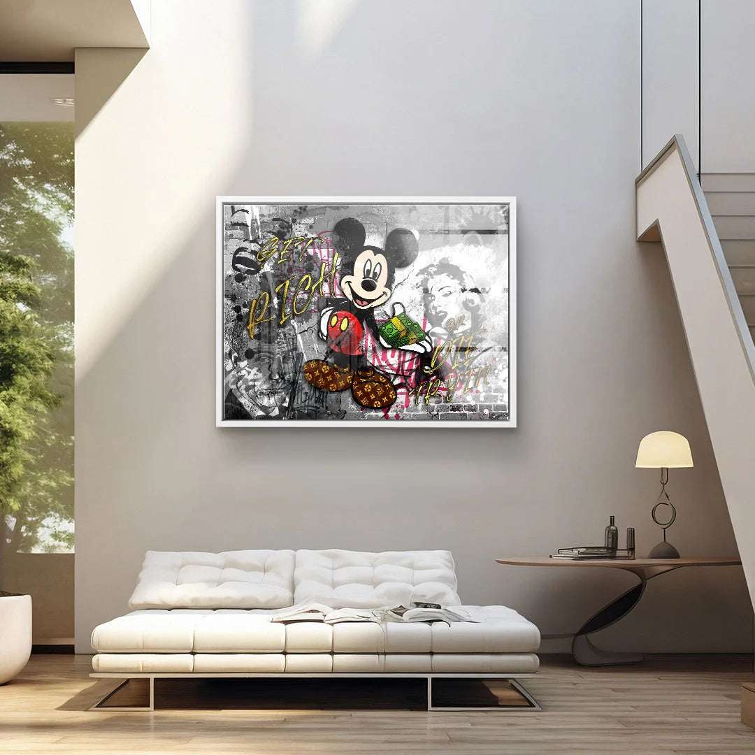 Fine Art Print 'Get Rich or Die Tryin' – High-Quality Gallery Wall Art for Modern Home Décor 3