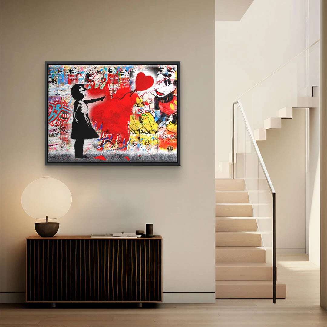 Flying Love Art Print – High-Quality Wall Art with Vibrant Colors and Stunning Detail, Easy to Mount 4