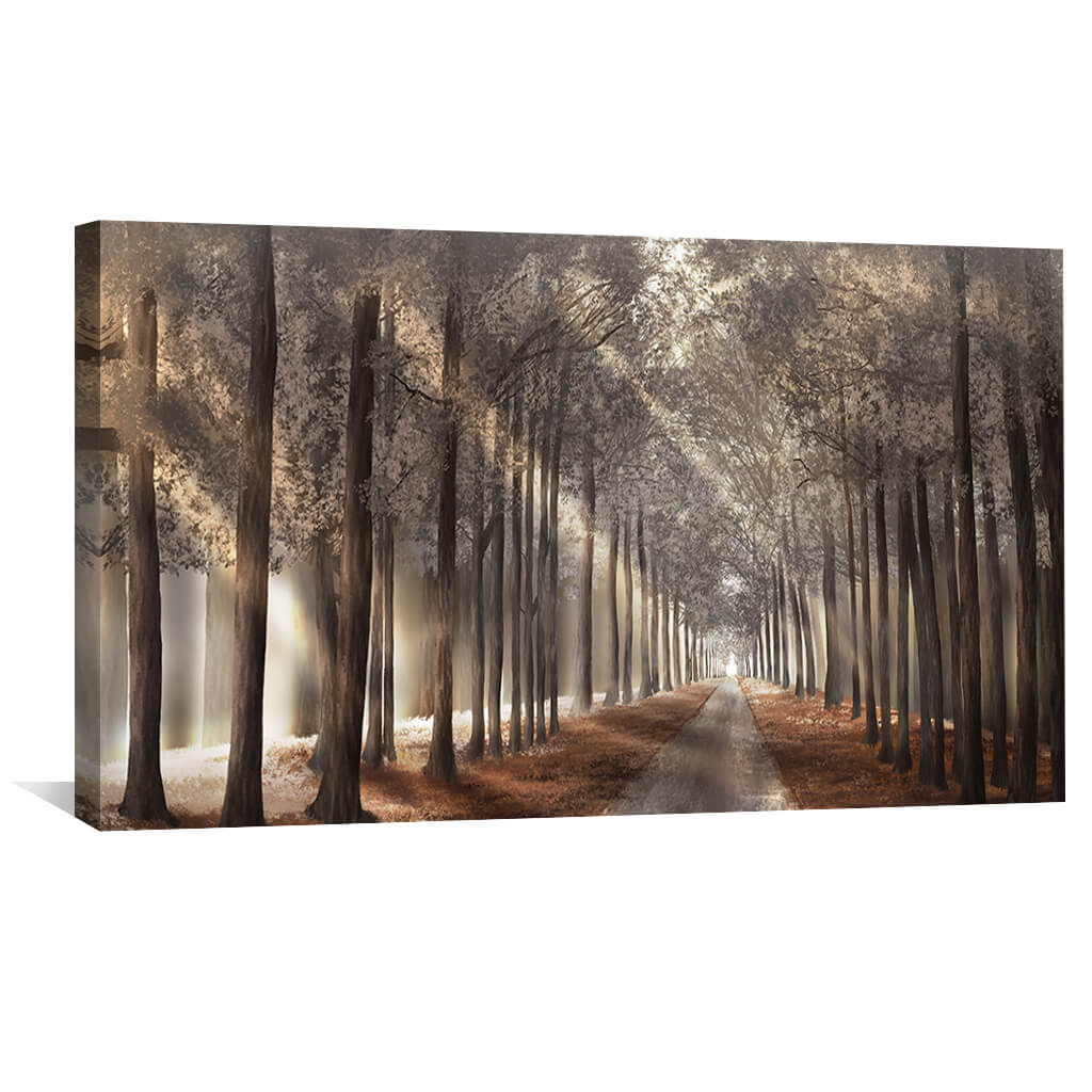 Forest Strolls Canvas Print – Nature Wall Art for Tranquil Home Decor, 24x36 Inches, Unframed 3