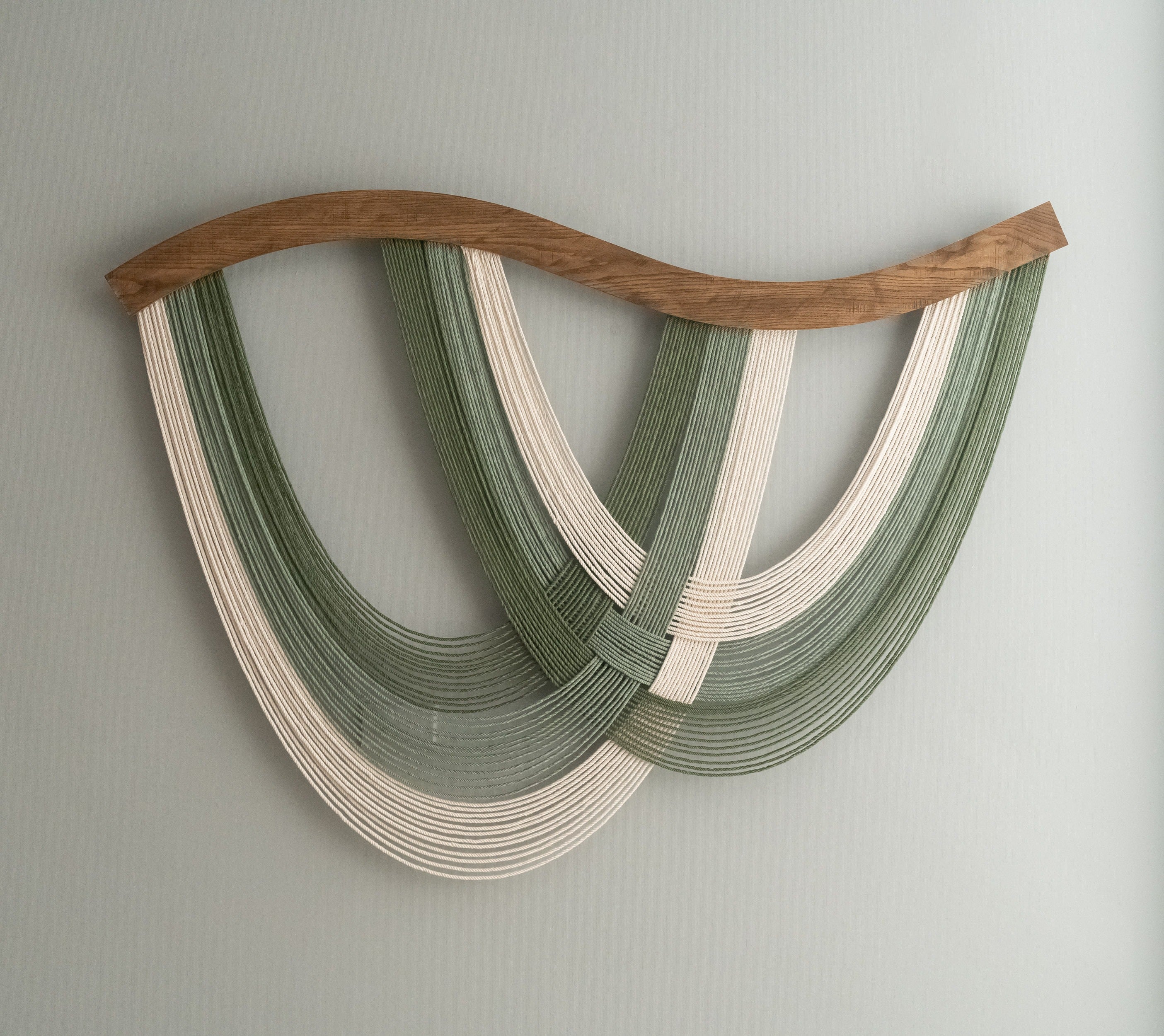 Handcrafted Cotton Macrame Wall Hanging for Boho Wall Art Decor β Large Natural Wood Accent for Living Room 6