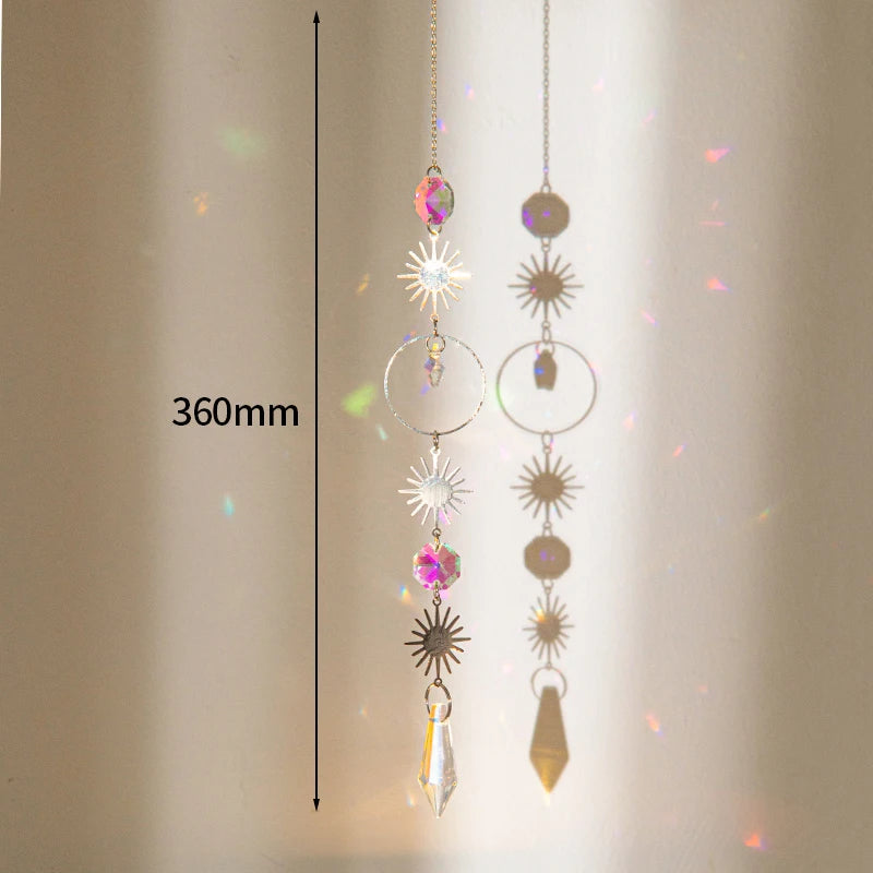 Handcrafted Crystal Suncatcher – Rainbow Maker for Meditation and Tranquil Spaces, Indoor/Outdoor Décor 11