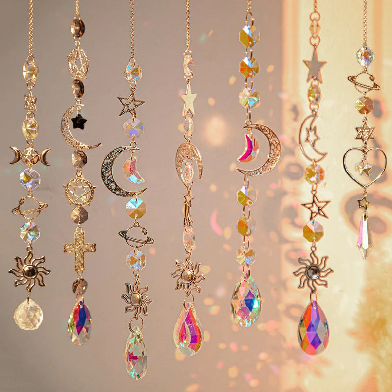 Handcrafted Crystal Suncatcher – Rainbow Maker for Meditation and Tranquil Spaces, Indoor/Outdoor Décor 2