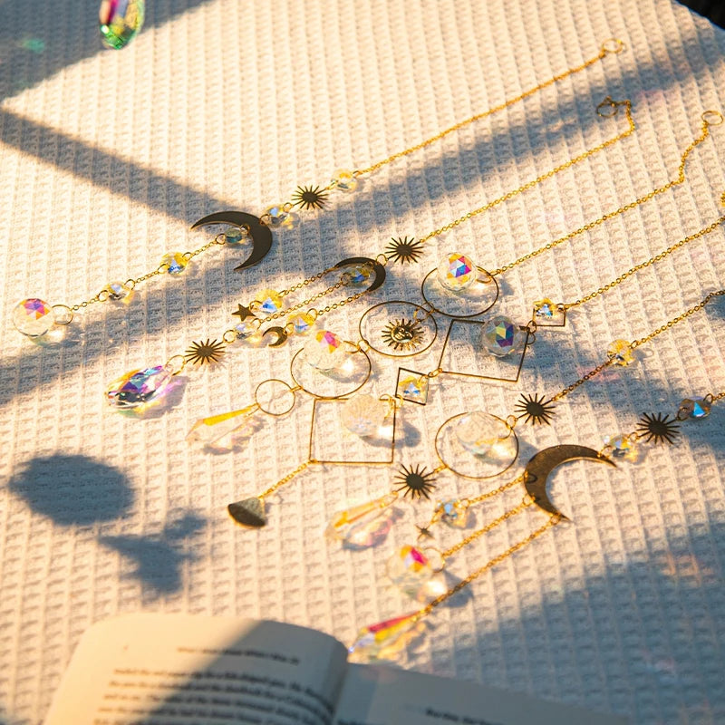 Handcrafted Crystal Suncatcher – Rainbow Maker for Meditation and Tranquil Spaces, Indoor/Outdoor Décor 3