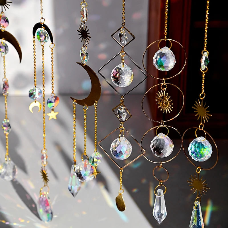 Handcrafted Crystal Suncatcher – Rainbow Maker for Meditation and Tranquil Spaces, Indoor/Outdoor Décor 6